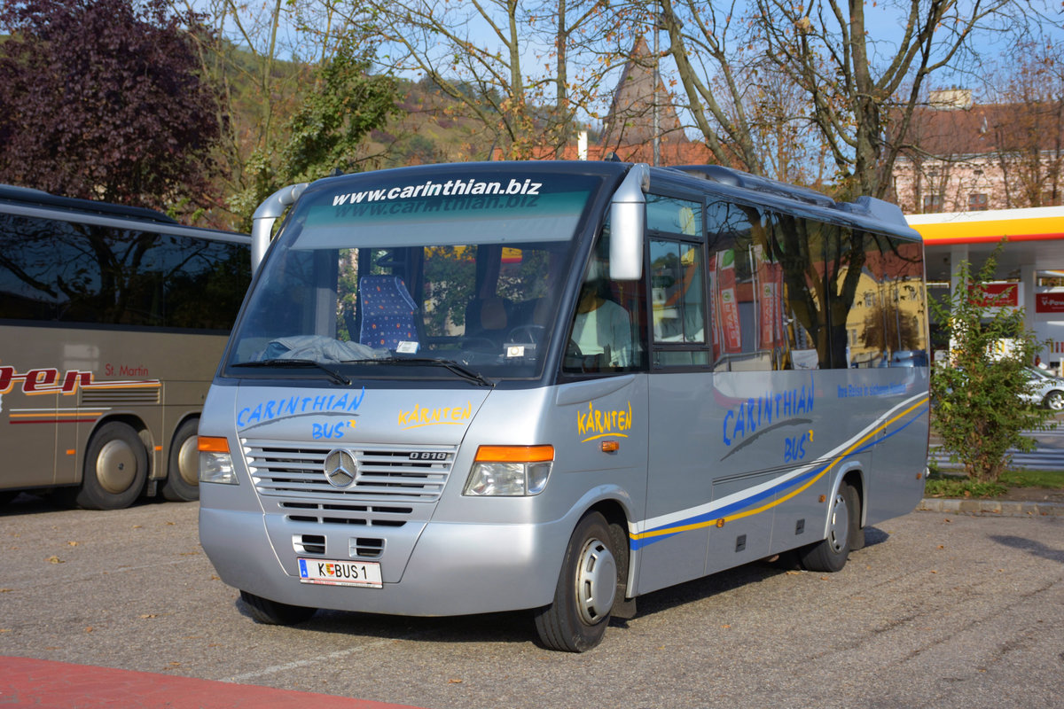 Mercedes O 818 vom Reisebro Carinthian aus sterreich in Krems.