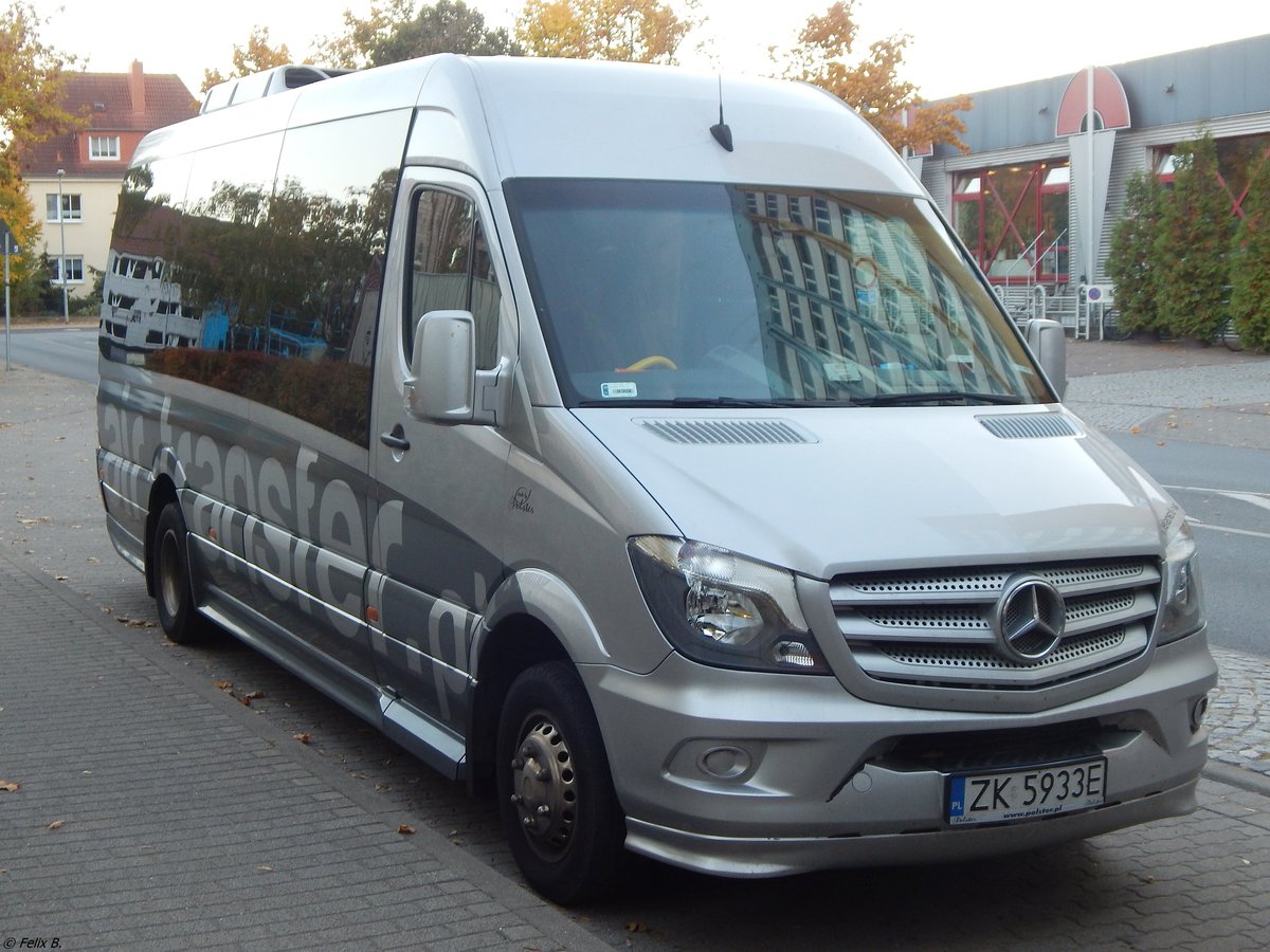 Mercedes Sprinter von Air-Transfer aus Polen in Neubrandenburg.