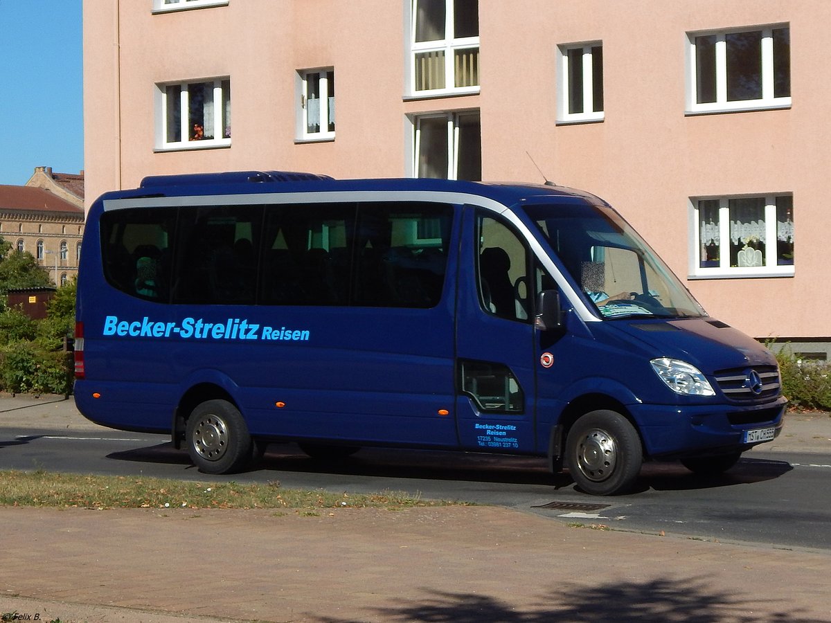 Mercedes Sprinter von Becker-Strelitz Reisen aus Deutschland in Neustrelitz.