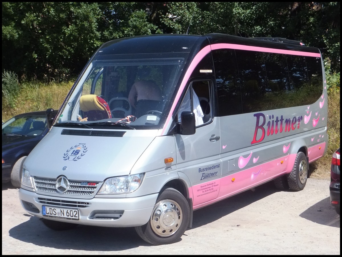 Mercedes Sprinter von Bttner aus Deutschland in Binz.