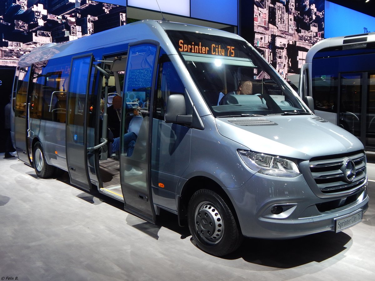 Mercedes Sprinter Vorführwagen in Hannover auf der IAA.