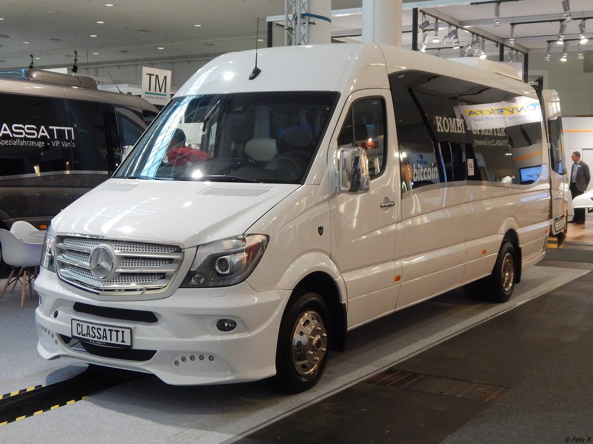 Mercedes Sprinter Vorführwagen mit Classatti Aufbau in Hannover auf der IAA.