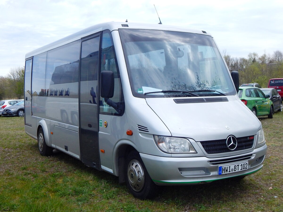 Mercedes Sprinter von Wismar Bus & Touristik aus Deutschland in Sassnitz.