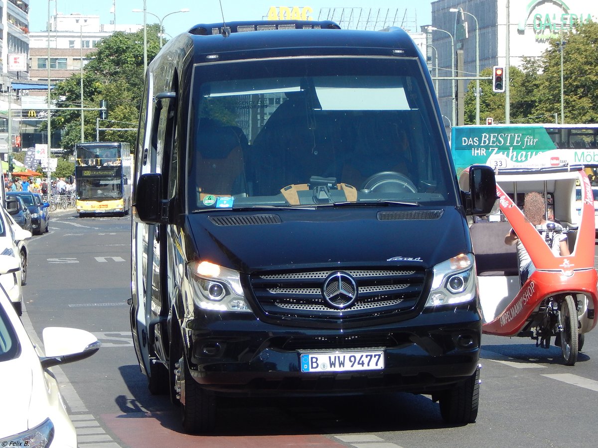 Mercedes Sprinter von Wunderwald aus Deutschland in Berlin. 