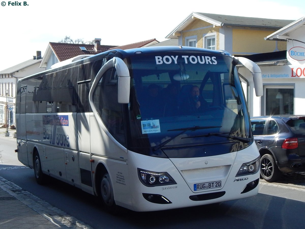 Mercedes Sundancer von BoyTours aus Deutschland in Sassnitz.