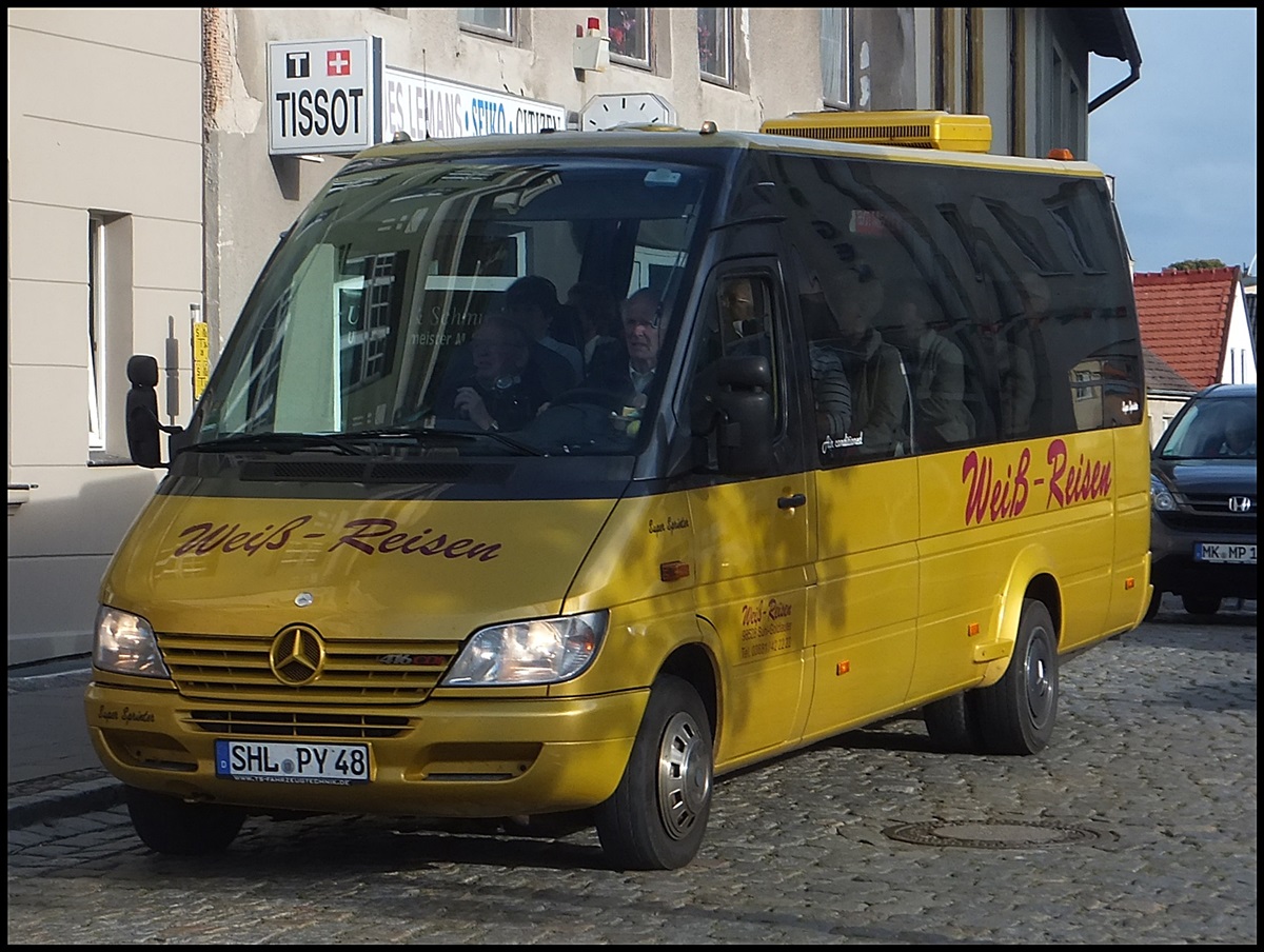 Mercedes Super Sprinter von Wei-Reisen aus Deutschland in Bergen.