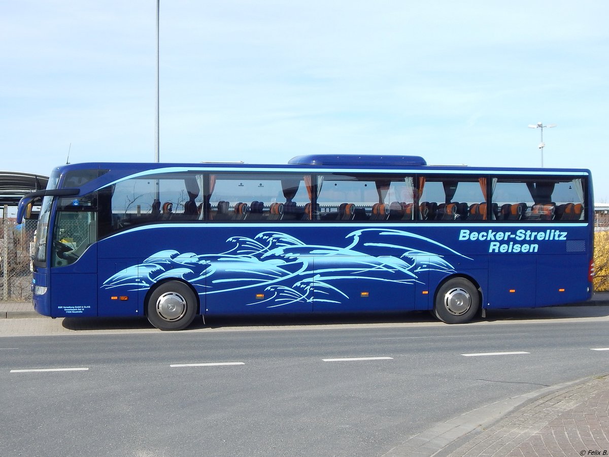 Mercedes Tourismo von Becker-Strelitz Reisen aus Deutschland in Waren.