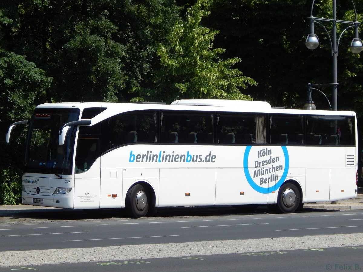 Mercedes Tourismo von BerlinLinienBus/BEX aus Deutschland in Berlin. 