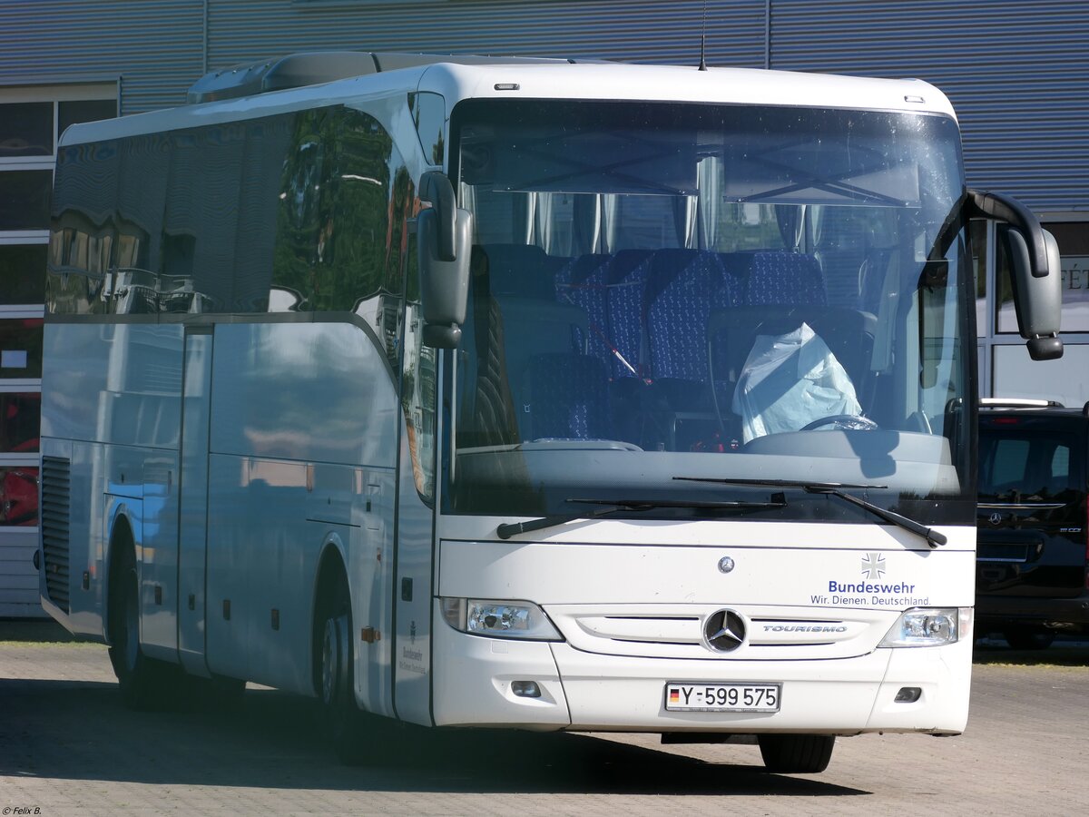 Mercedes Tourismo der Bundeswehr in Neubrandenburg.