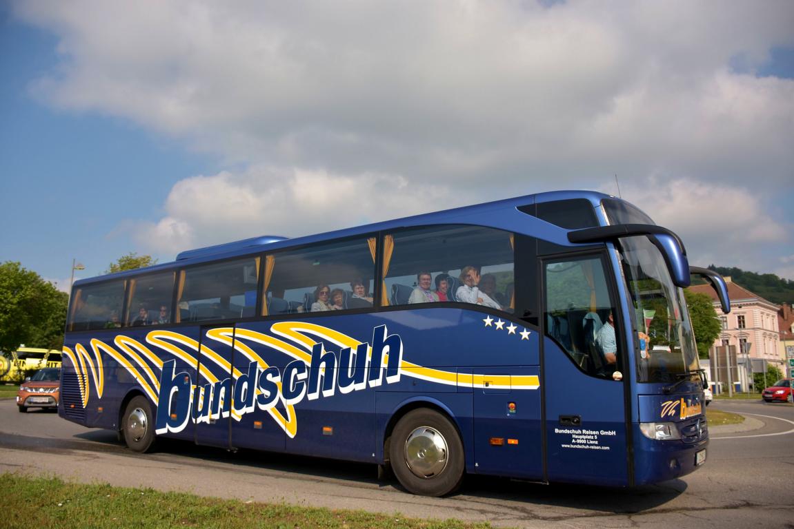 Mercedes Tourismo von Bundschuh Reisen aus sterreich 2018 in Krems.