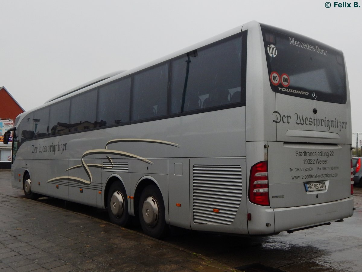 Mercedes Tourismo von Der Westprignitzer aus Deutschland in Neubrandenburg.