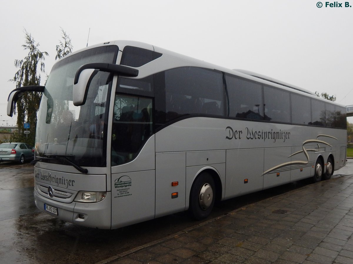 Mercedes Tourismo von Der Westprignitzer aus Deutschland in Neubrandenburg.