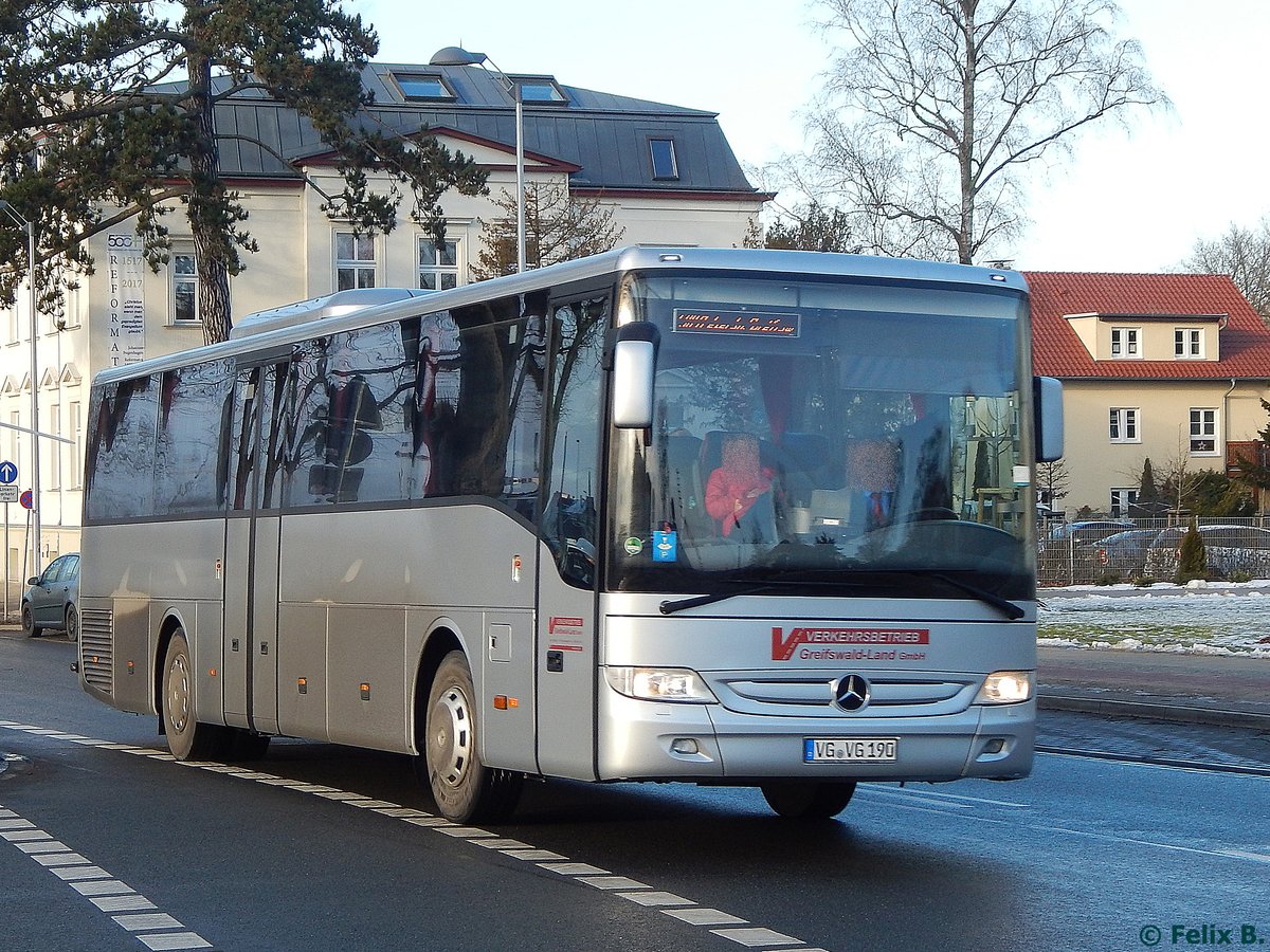 Mercedes Tourismo des Verkehrsbetrieb Greifswald-Land GmbH in Greifswald.