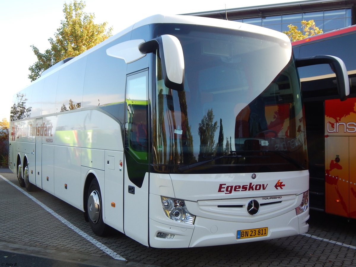 Mercedes Tourismo von Egeskov Turistfart aus Dänemark in Hannover.