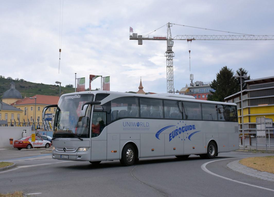 Mercedes Tourismo von Euroguide aus Ungarn 2017 in Krems.