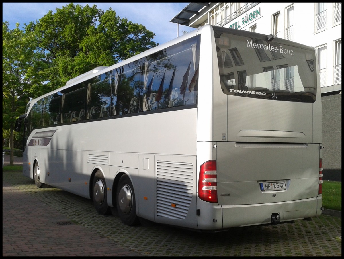 Mercedes Tourismo von Fritz Pieper aus Deutschland in Bergen.