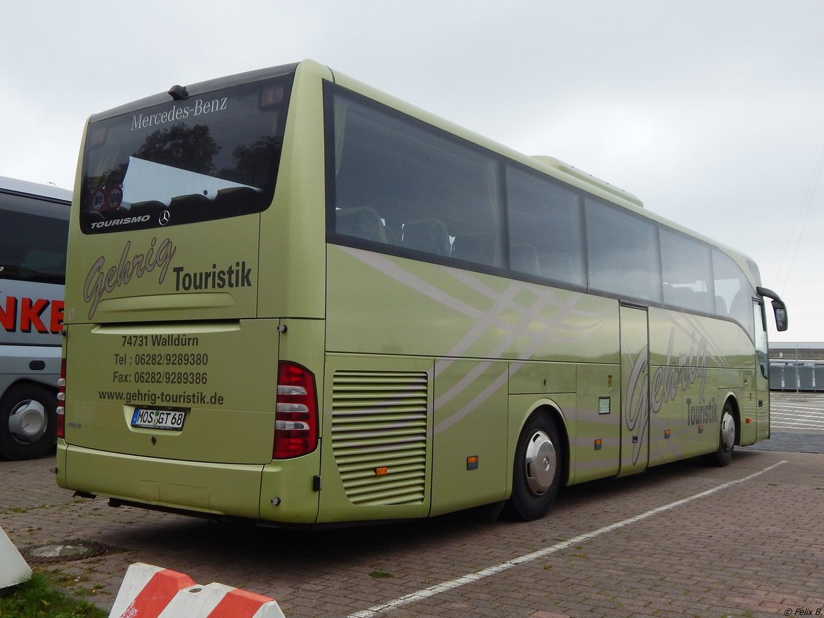 Mercedes Tourismo von Gehrig Touristik aus Deutschland im Stadthafen Sassnitz.