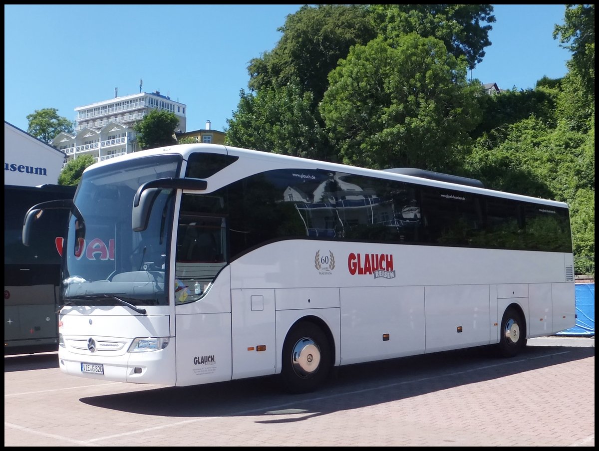 Mercedes Tourismo von Glauch aus Deutschland im Stadthafen Sassnitz.