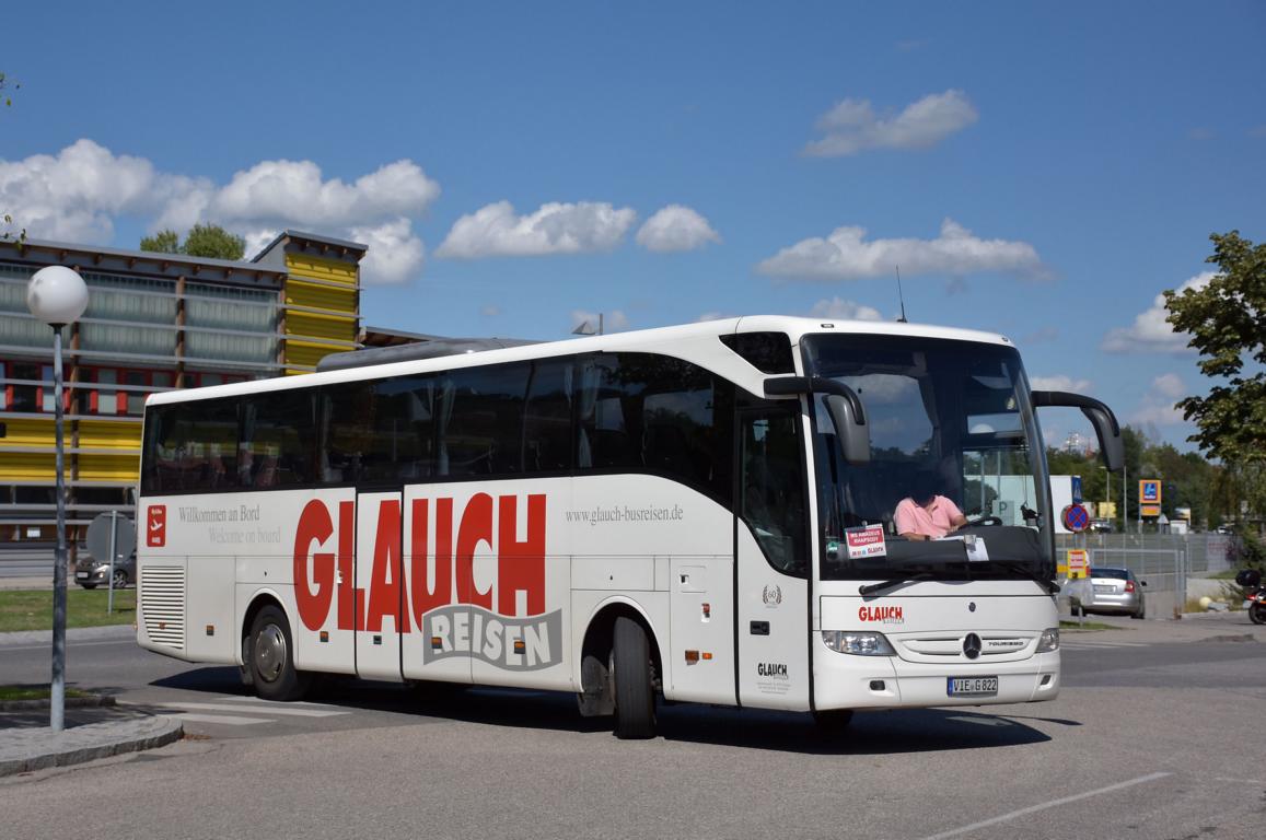 Mercedes Tourismo von GLAUCH Reisen aus der BRD August 2017 in Krems.