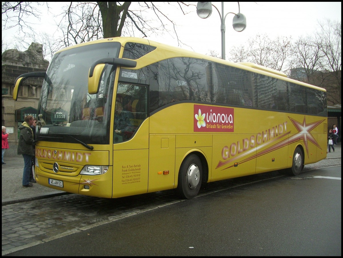 Mercedes Tourismo von Goldschmidt aus Deutschland in Berlin.