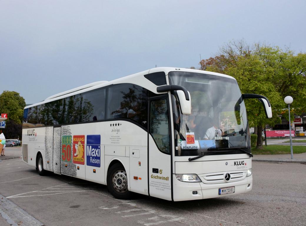 Mercedes Tourismo von Gschwindl Reisen (Klug Touristik) aus sterreich 2017 in Krems.