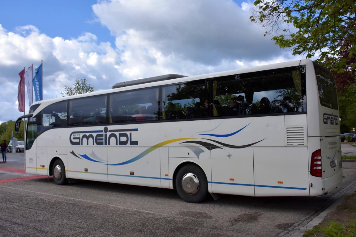 Mercedes Tourismo von Hans Gmeindl Reisen aus der BRD in Krems.