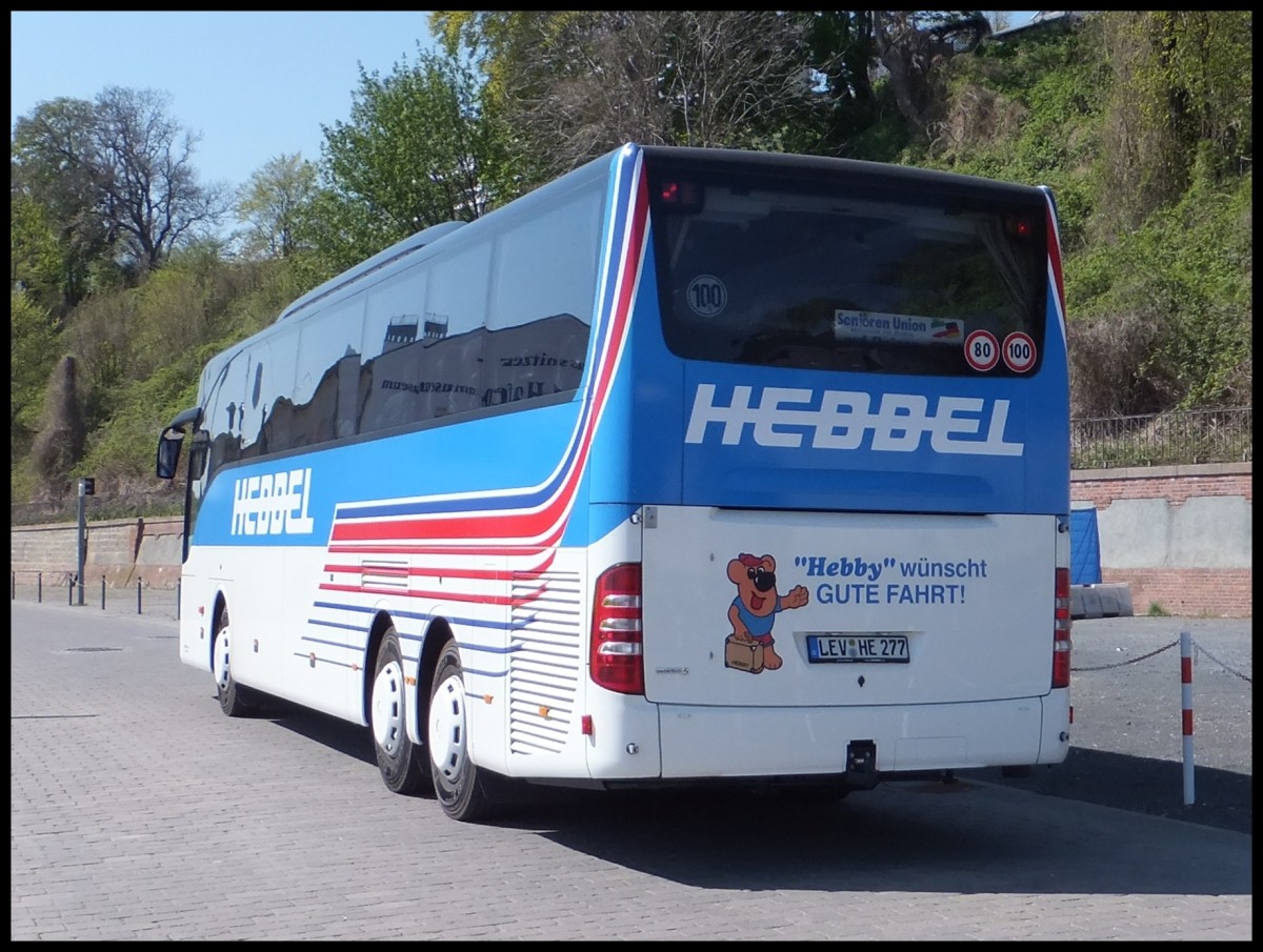 Mercedes Tourismo von Hebbel aus Deutschland im Stadthafen Sassnitz.