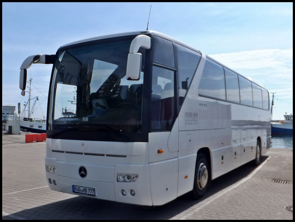 Mercedes Tourismo von Heike Bös aus Deutschland im Stadthafen Sassnitz.