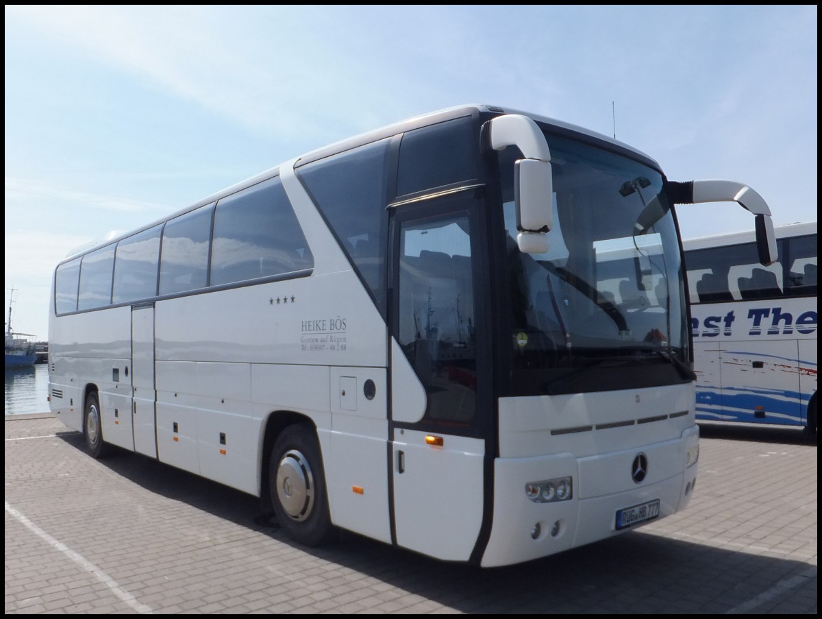 Mercedes Tourismo von Heike Bös aus Deutschland im Stadthafen Sassnitz.