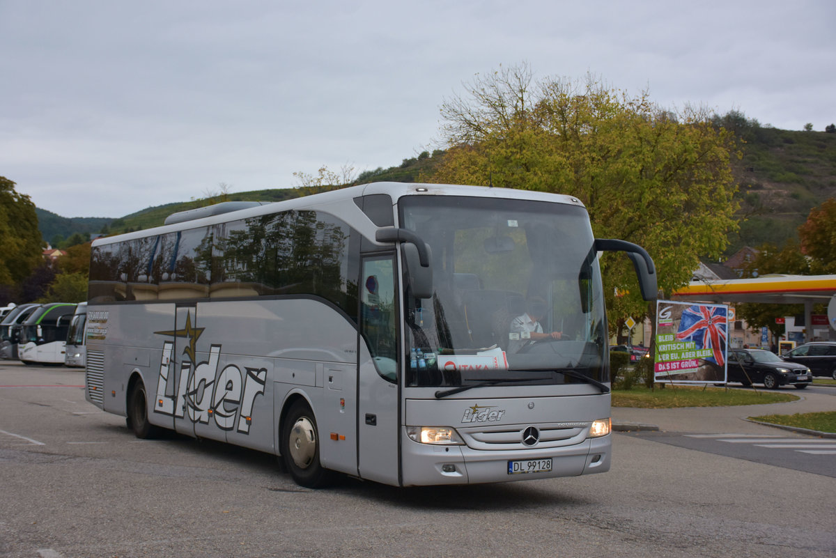 Mercedes Tourismo von Lider Reisen aus PL 2017 in Krems.