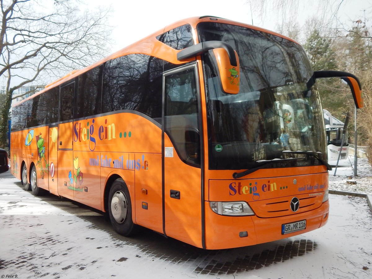 Mercedes Tourismo von Michel-Reisen aus Deutschland (ex ASB-Spezialreisedienst) in Binz.