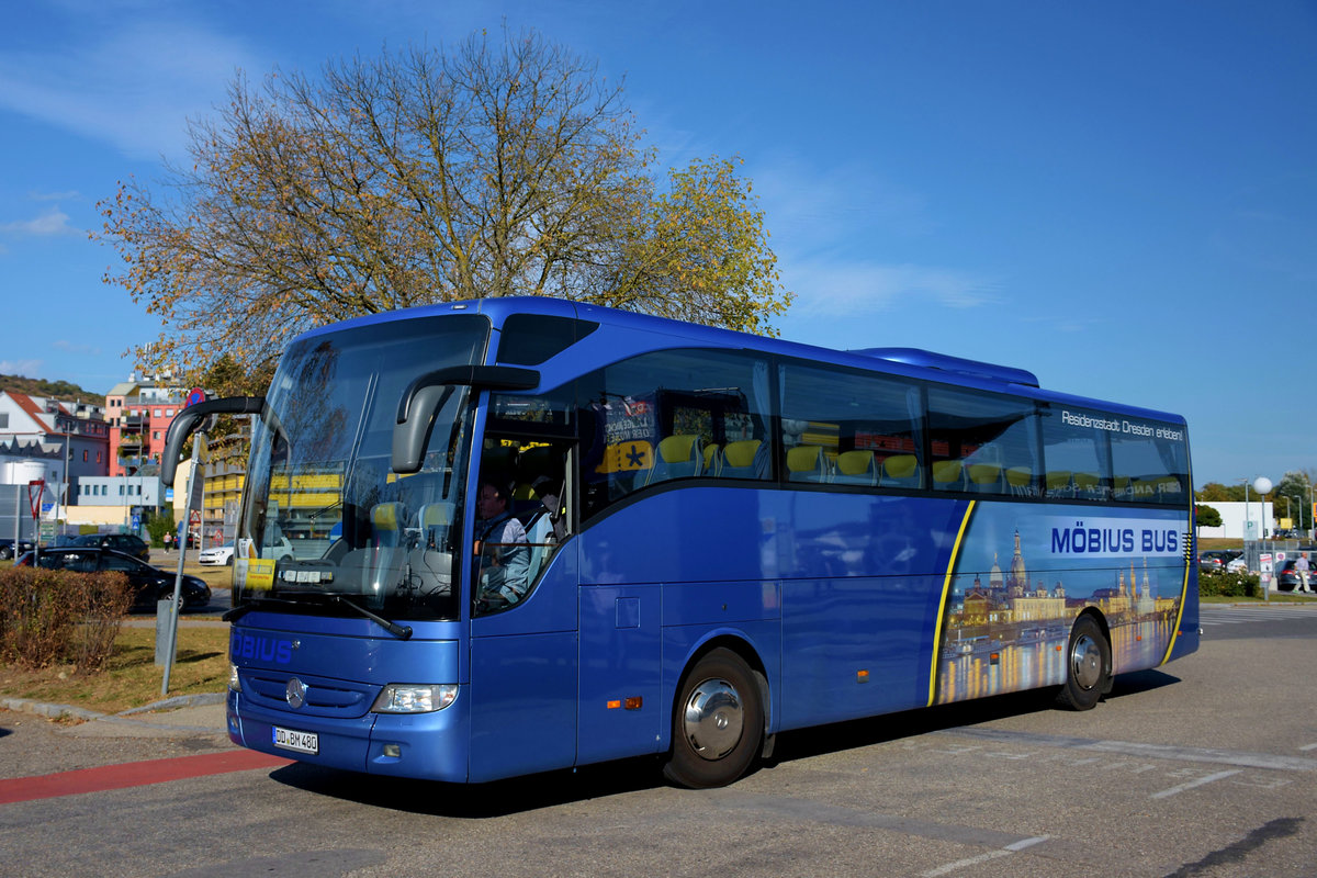 Mercedes Tourismo von Mbius Bus aus der BRD in Krems.