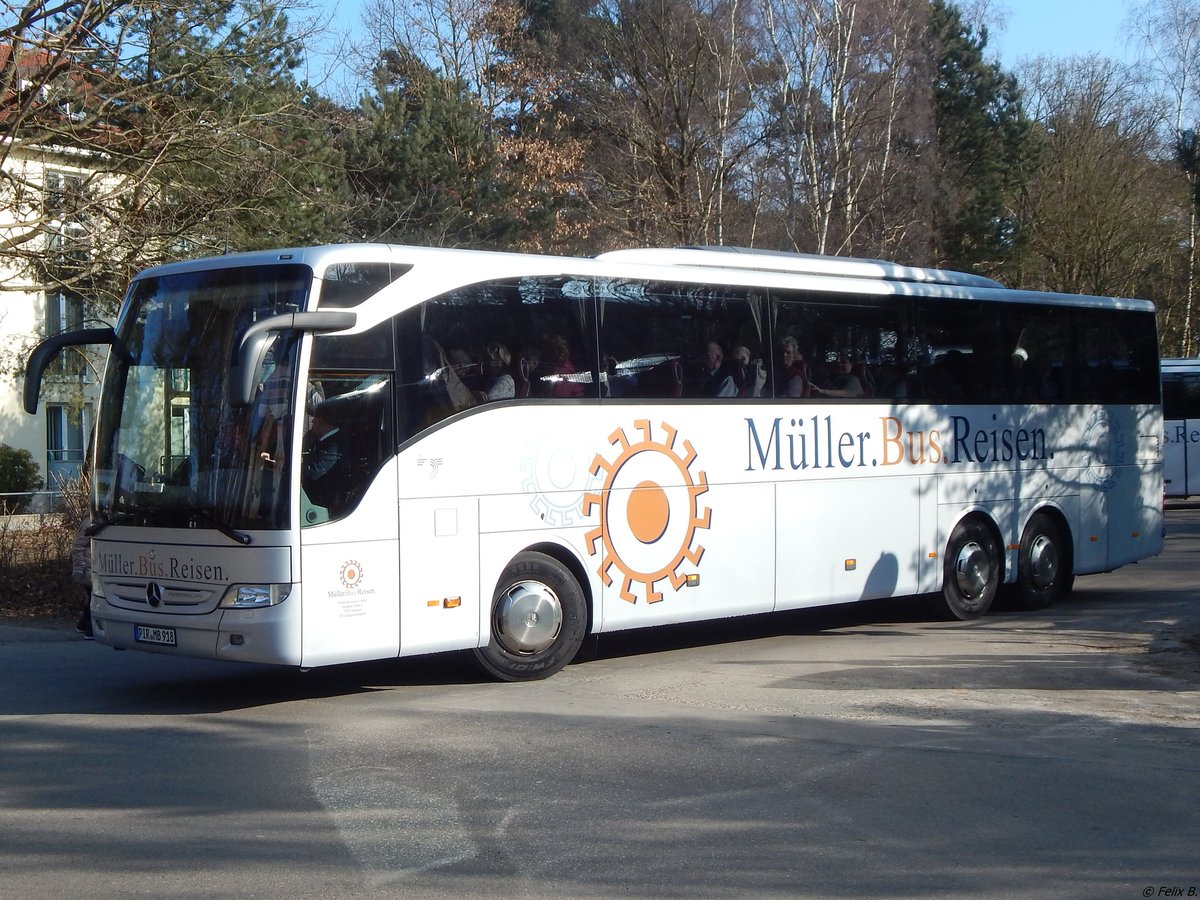 Mercedes Tourismo von Müller Busreisen aus Deutschland in Binz. 