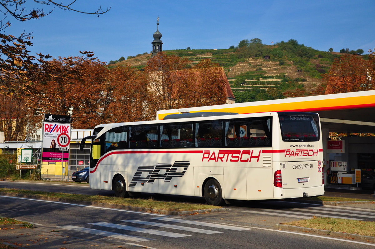 Mercedes Tourismo von PARTSCH Reisen aus sterreich in Krems.