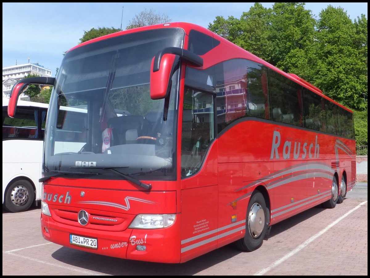 Mercedes Tourismo von Rausch aus Deutschland im Stadthafen Sassnitz.