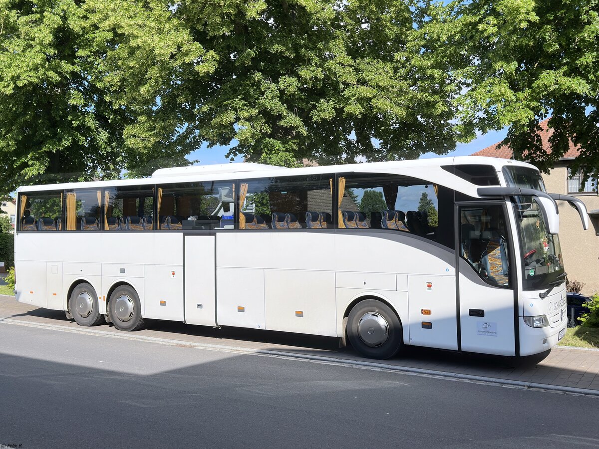 Mercedes Tourismo von Schwarzenberg aus Deutschland (ex Hassis Reisen) in Plau am See.
