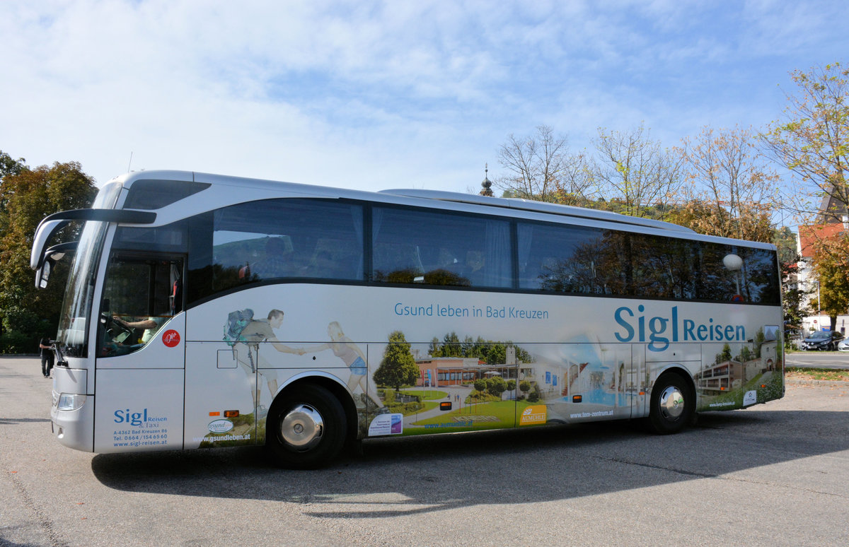 Mercedes Tourismo von Sigl reisen aus sterreich in Krems gesehen.