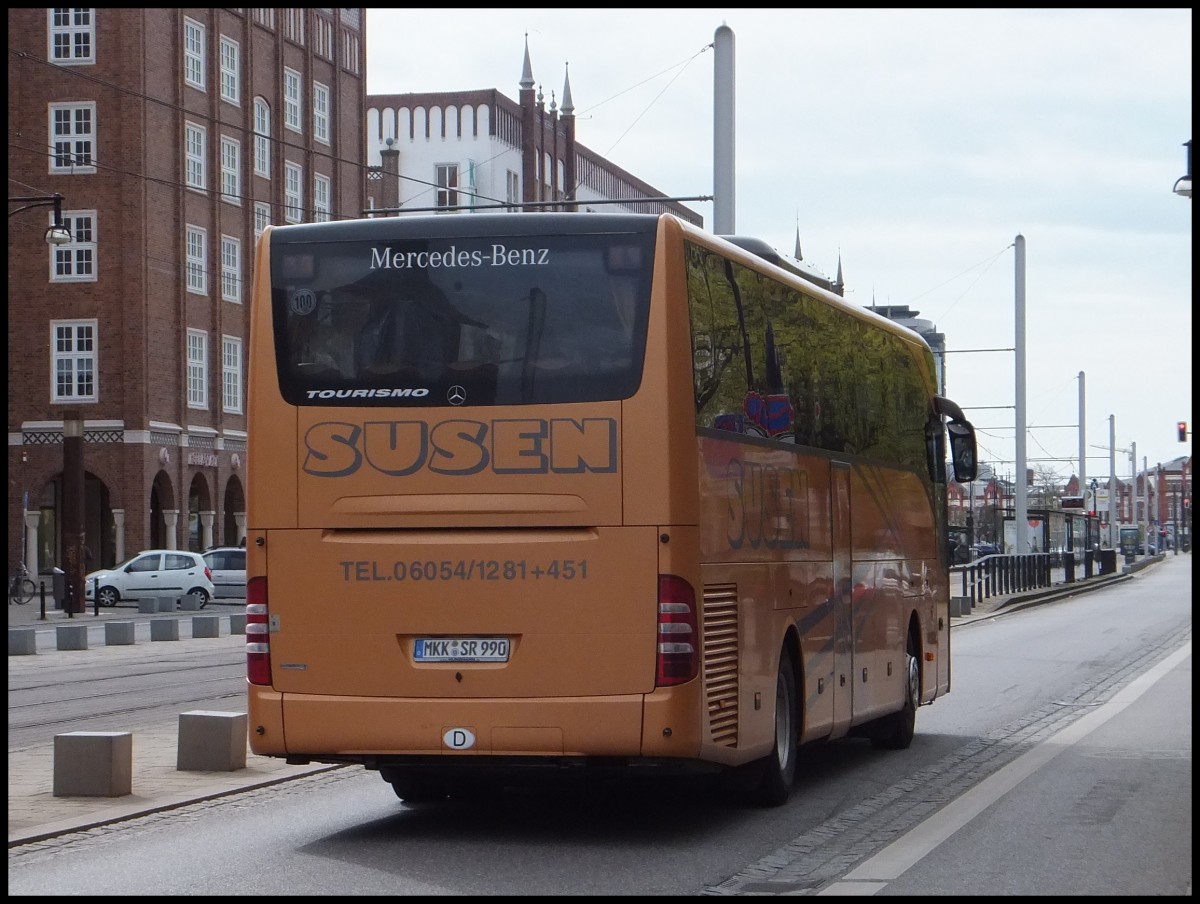 Mercedes Tourismo von Susen aus Deutschland in Rostock.