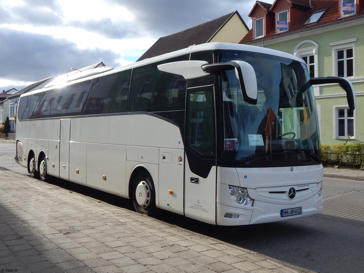 Mercedes Tourismo Vorführwagen aus Deutschland in Neubrandenburg.