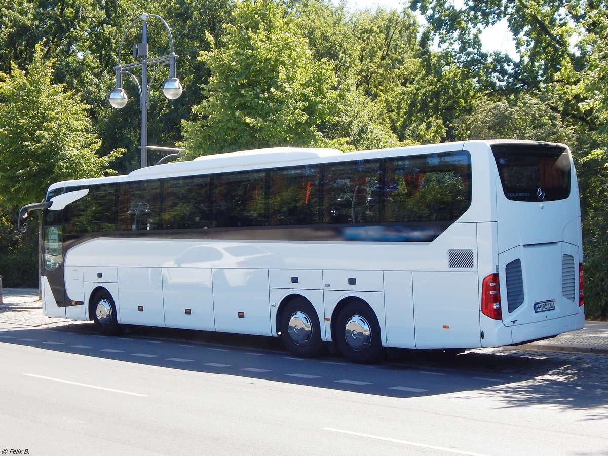 Mercedes Tourismo Vorführwagen in Berlin.