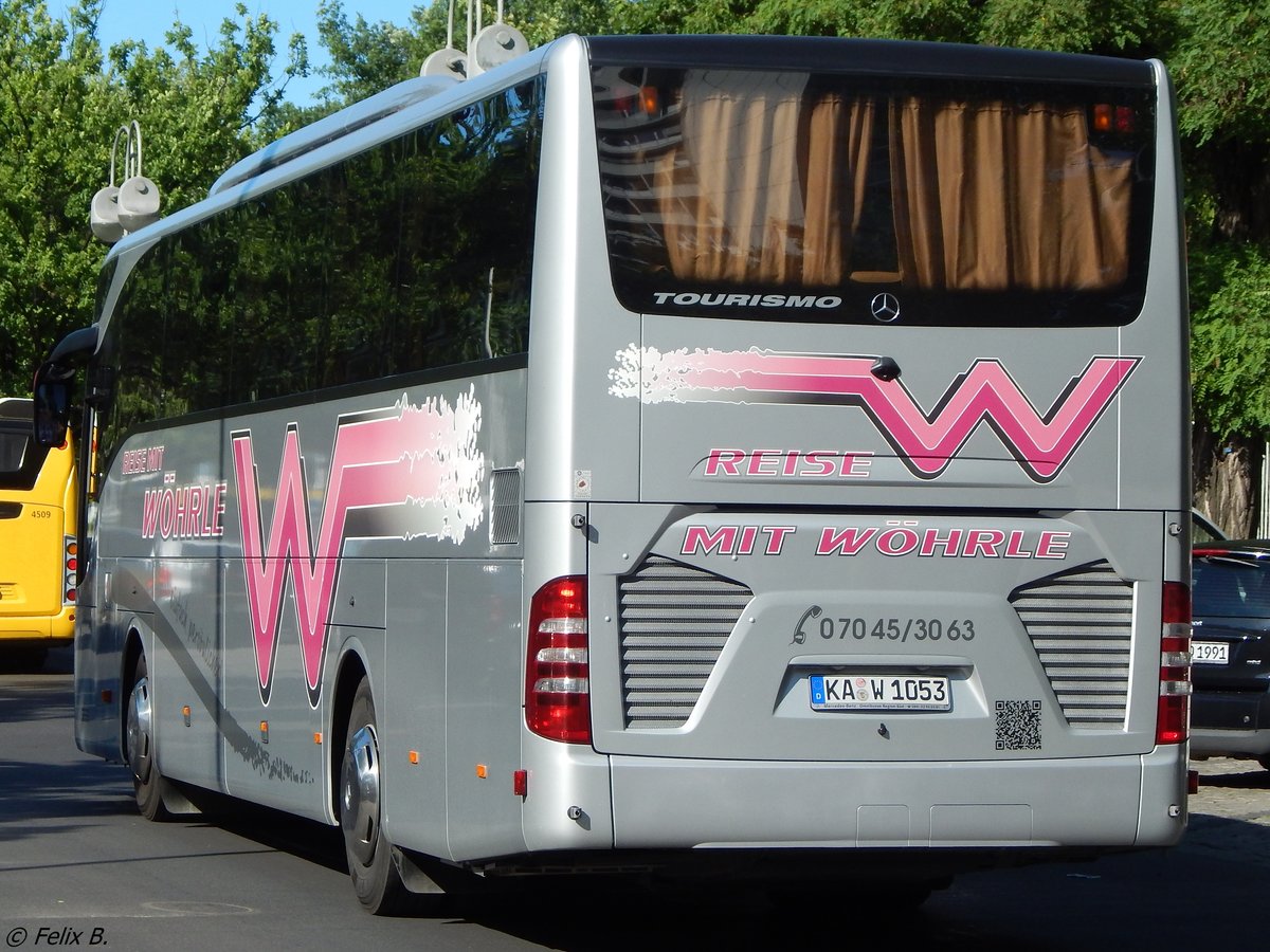 Mercedes Tourismo von Wöhrle aus Deutschland in Berlin.