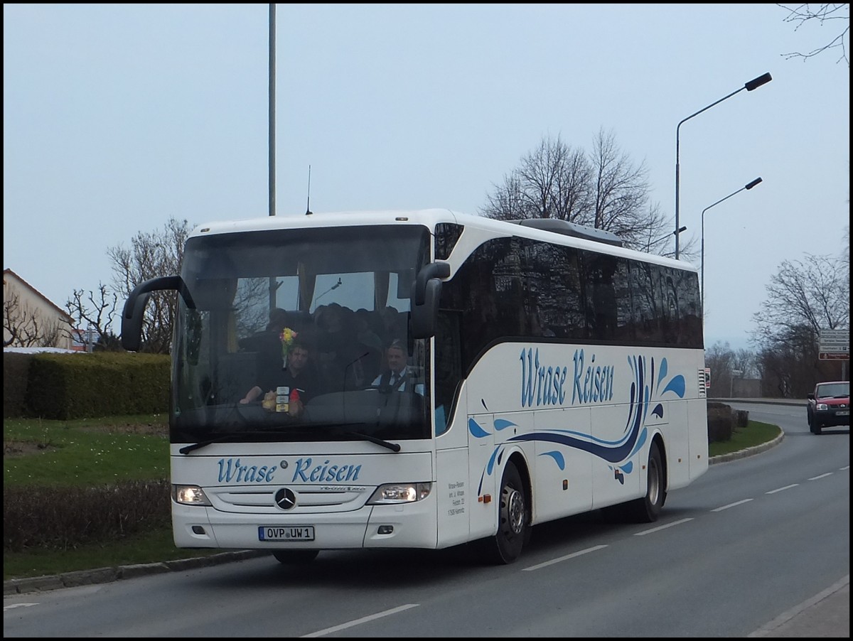 Mercedes Tourismo von Wrase-Reisen aus Deutschland in Sassnitz.