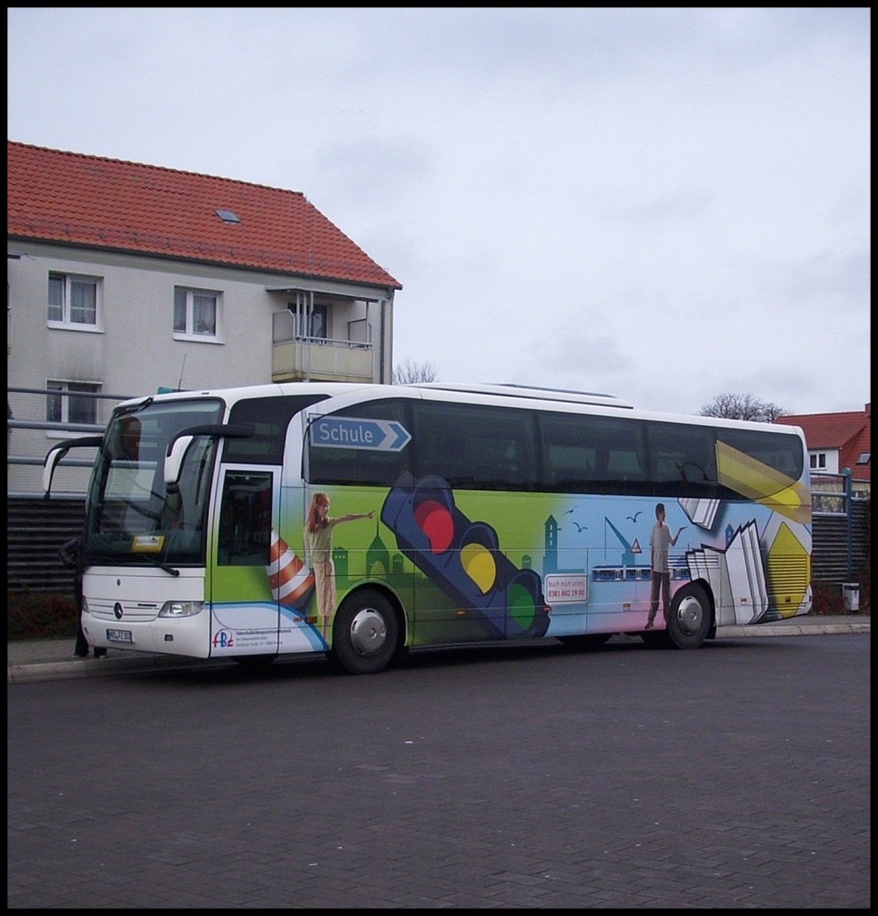 Mercedes Travego aus Rostock in Bergen.