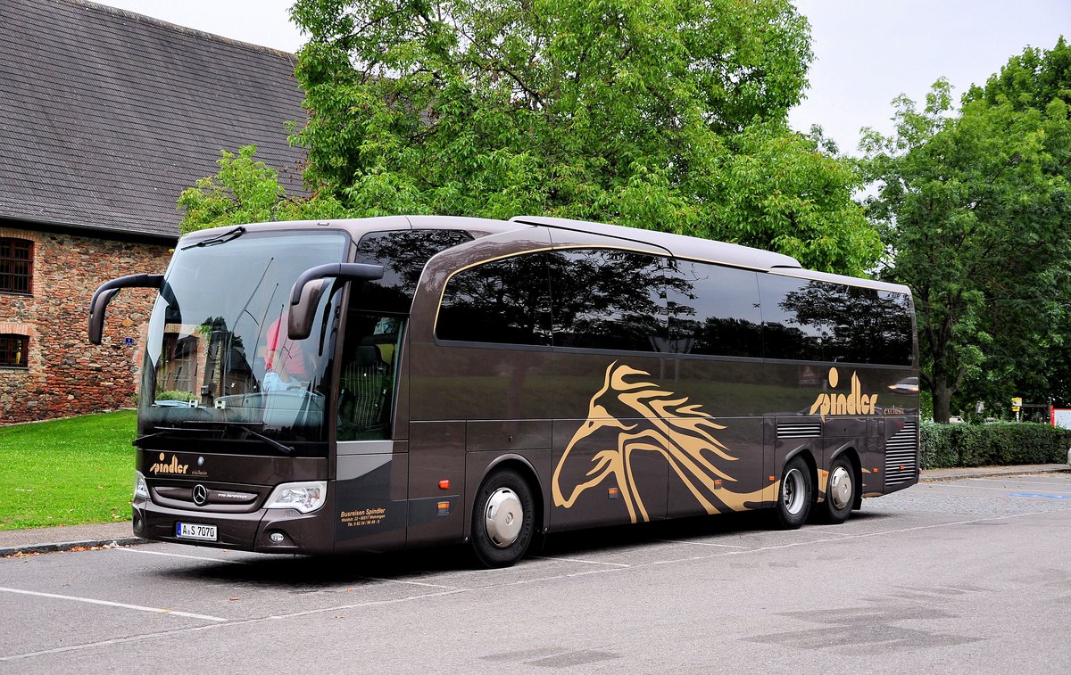 Mercedes Travego von Busreisen Spindler aus der BRD in Mautern bei Krems gesehen.