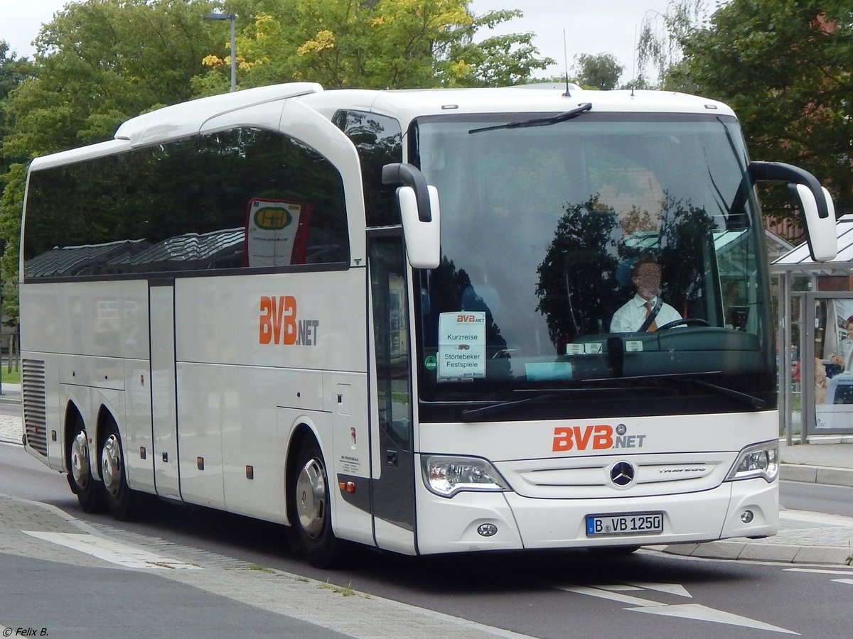 Mercedes Travego von BVB.net aus Deutschland in Stralsund.