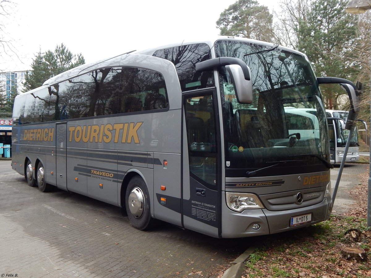 Mercedes Travego von Dietrich Touristik aus Österreich in Binz.