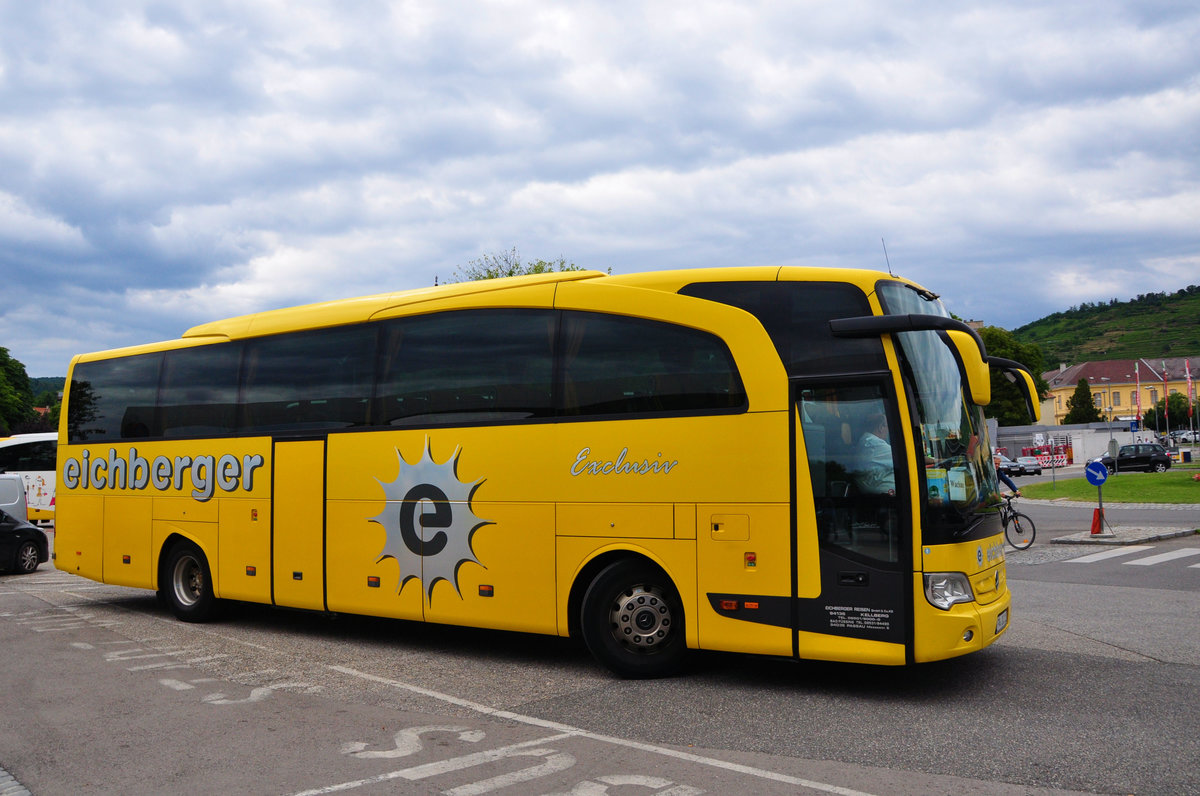 Mercedes Travego von Eichberger Reisen aus der BRD in Krems gesehen.