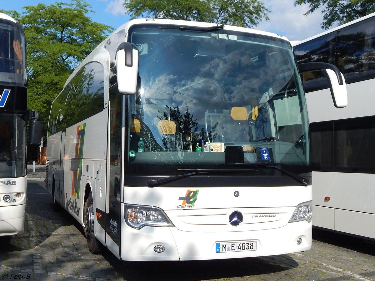 Mercedes Travego von Ettenhuber Deutschland in Berlin. 