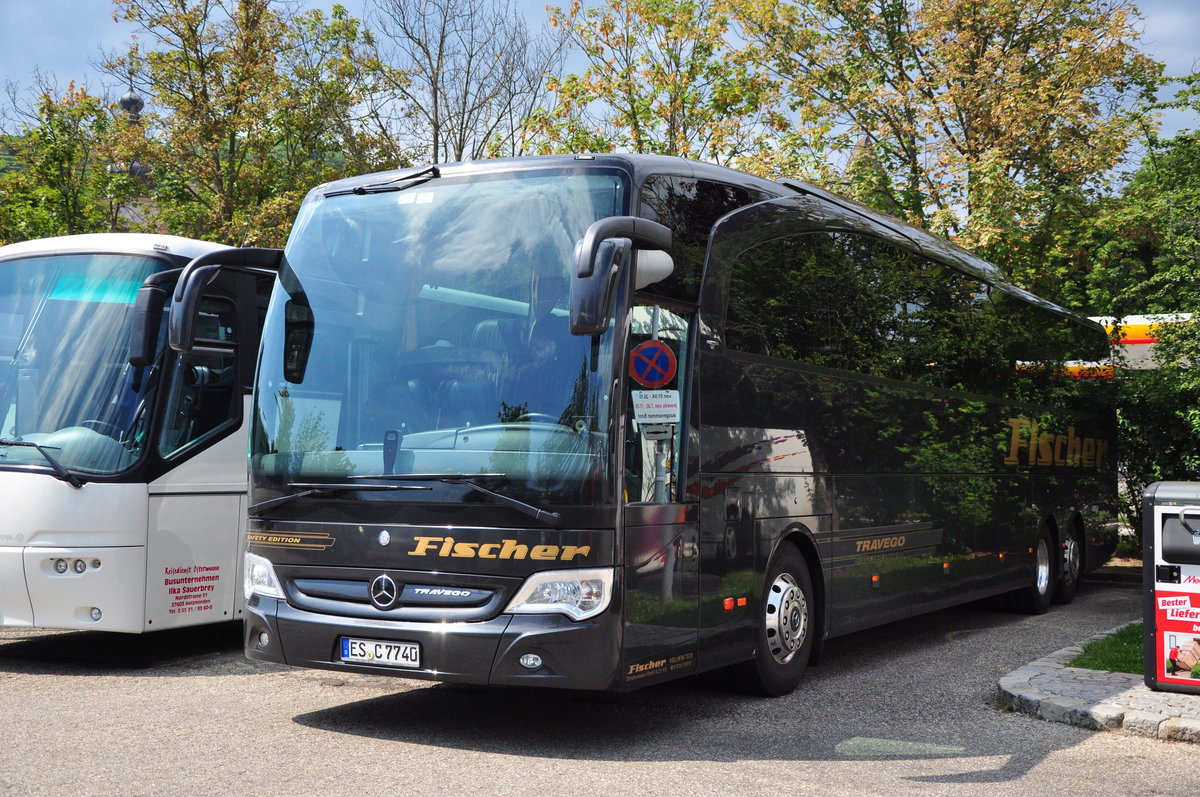 Mercedes Travego von Fischer Reisen aus der BRD hier in Krems.