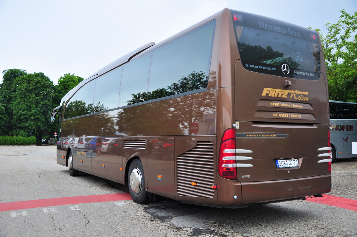 Mercedes Travego von Fritz Reisen aus der BRD in Krems.